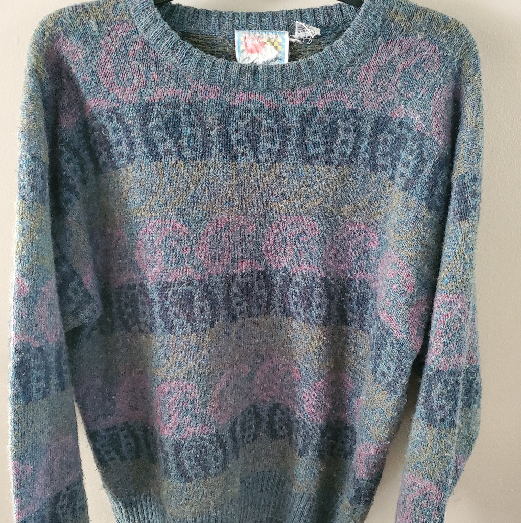 Vintage Coogi 80s Style Concrete Brand Sweater